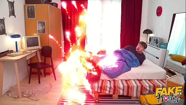 Download Video - Fake Hostel - Horny Genies released and desperate for cock&excl; Amazing threesome with Yasmina Kahn and Nuria Millan