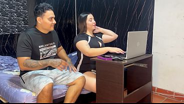 Boss, I can tell you're very stressed. Use my huge tits and my big ass to de-stress.