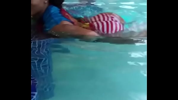 cherokeedass In the pool dancing bachata