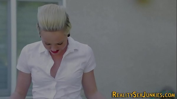 Petite teen gets facial