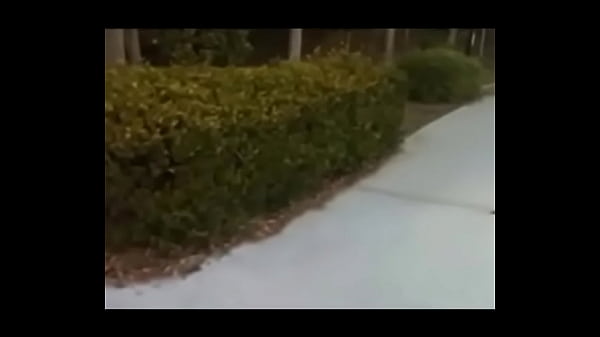 Man walks through park and observes massive revine forming on the ground.