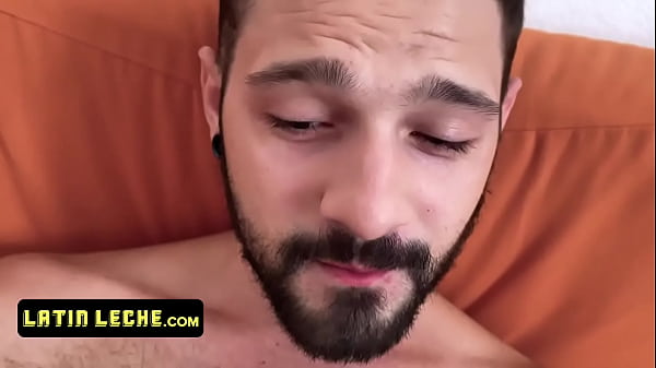 Download Video - Athletic Latin Macho With Tattoos Lets The Camera Man Pound Him And Fill His Mouth With Dick Milk