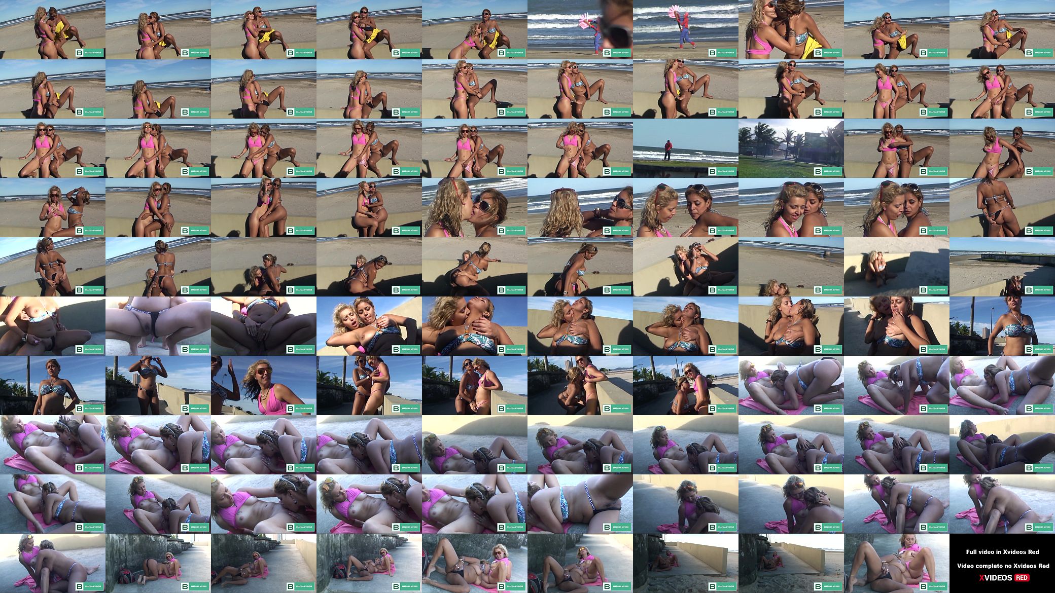Duas mulheres se chupando na areia da praia. ( Completo Xideos Red ) 预览图