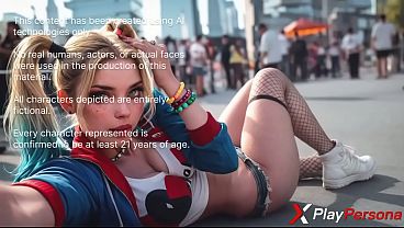 This crazy bitch Harley Quinn begged for wild hardcore, and I ruthlessly wrecked her dripping slit [AI]