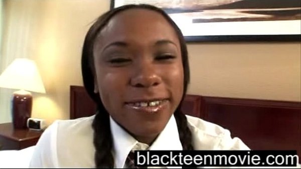 Black school teenie fucking white dude in Porn Video