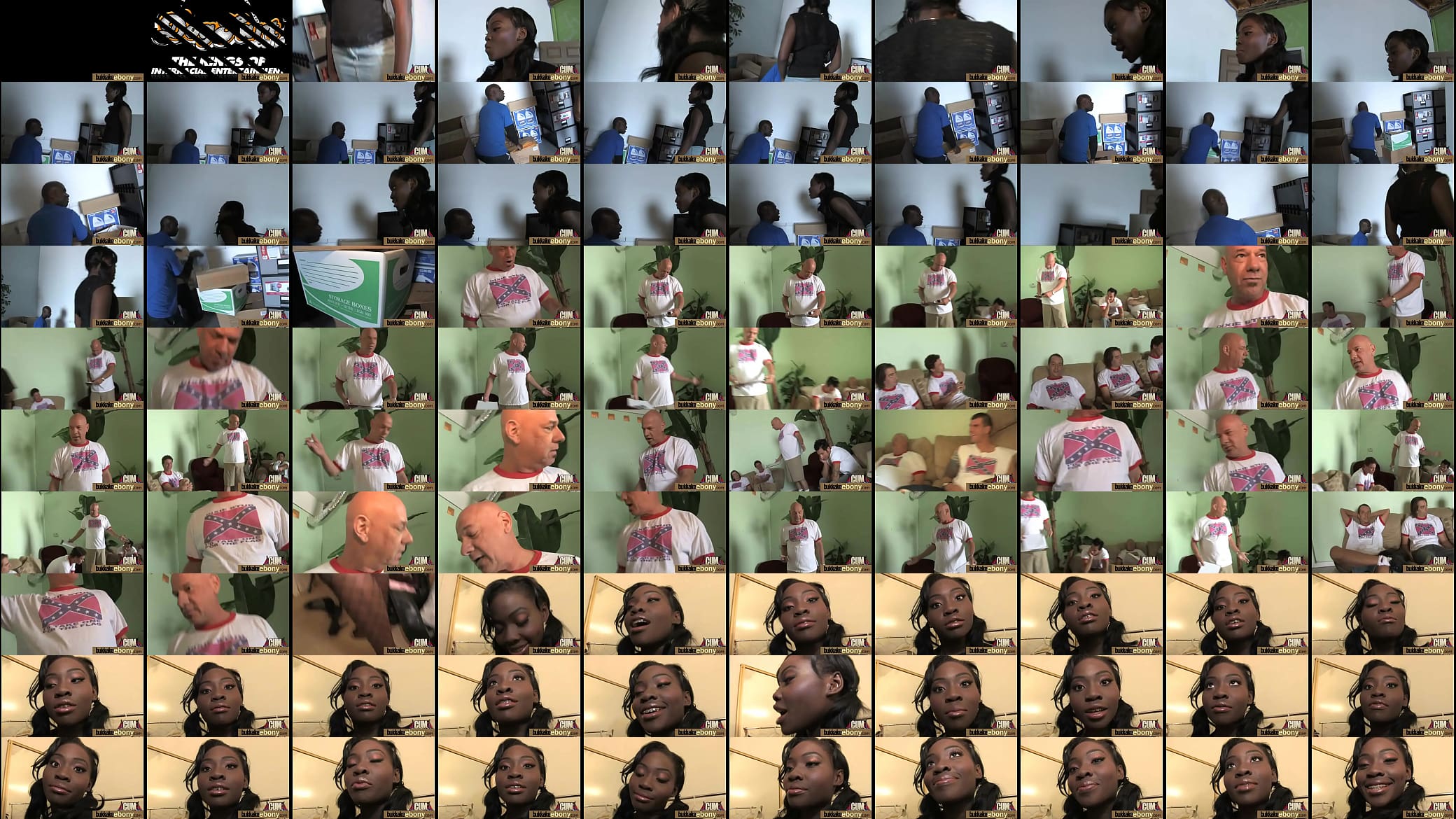Hard ebony group blowjob 19 预览图