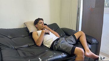 Naughty stepsister asks her older stepbrother for a rough fuck, just to let him go to the movies with his girlfriend.