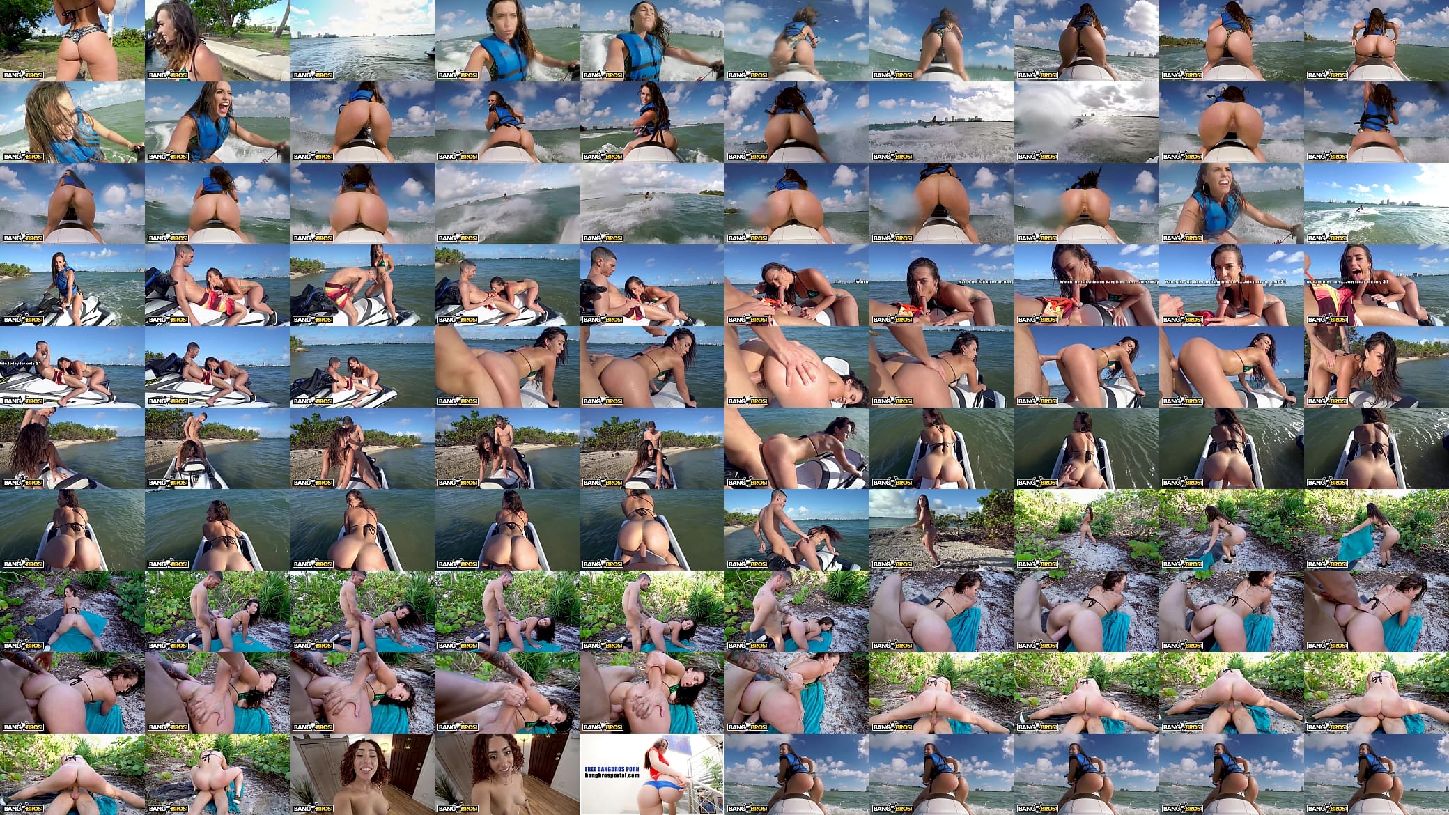BANGBROS - Big Booty Latin Beauty Kelsi Monroe Riding Waves And Cock 预览图