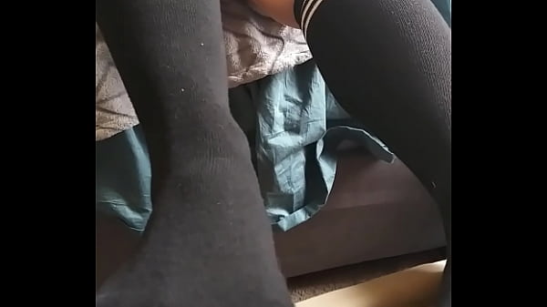 Kails teasing with her feet