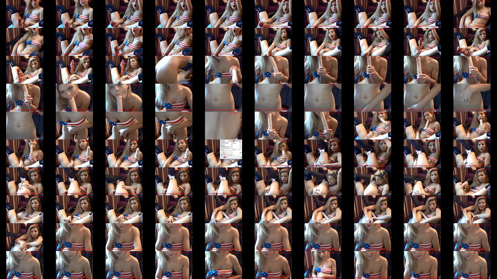 A beautiful girl fucking big toy forcam. Part 2 预览图
