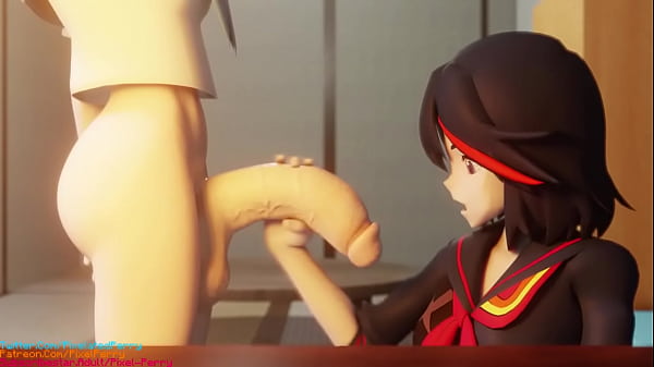 Download Video - &lbrack;Pixel Perry&rsqb; Futanari Ryuko and Mako fuck &lpar;Klk&rpar;