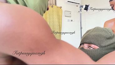 Attitude Adjustment-Receptionist Fucked hard for poor service by Two Alpha males