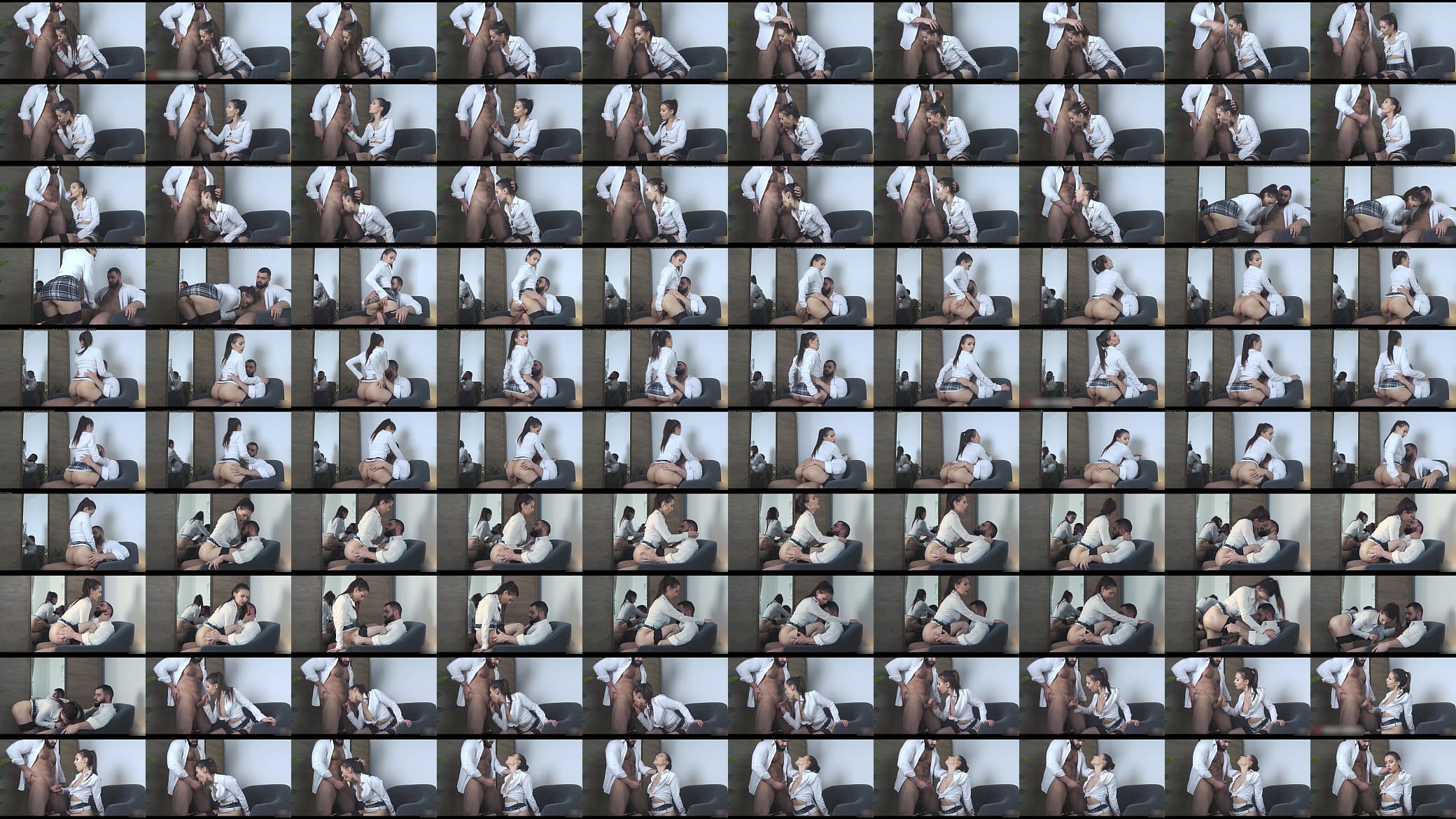 Naughty college girl sucks cock and fucks teacher for better grade - Jessi Q 预览图