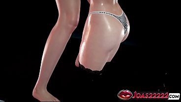 Sexy Big Tits Jamila Rule34 Hentai: Two-Hand Handjob Stroking Big Dick, Frenulum Licking Fetish & Under Table Deepthroat Leading to Cumshot