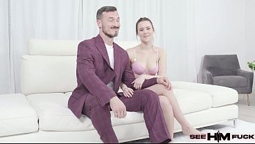 Haley Paige Starts Out With A Dildo And Ends Up With A Thick Dicked Stud