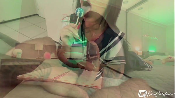 Naughty student fucked her teacher to pass school!