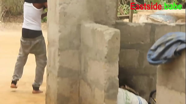 Download Video - African married man sneaking on her neighbour while bathing outside