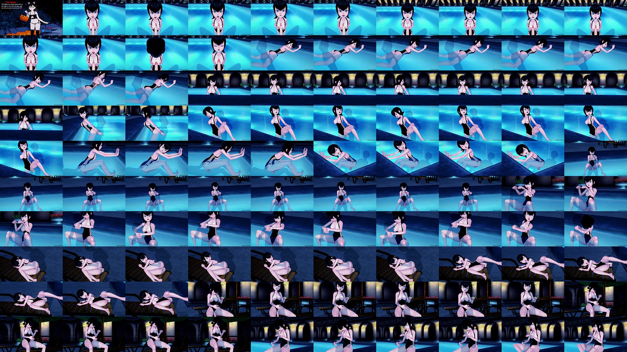 Mavis Pool Side Sex Video : Hotel Transylvania 预览图