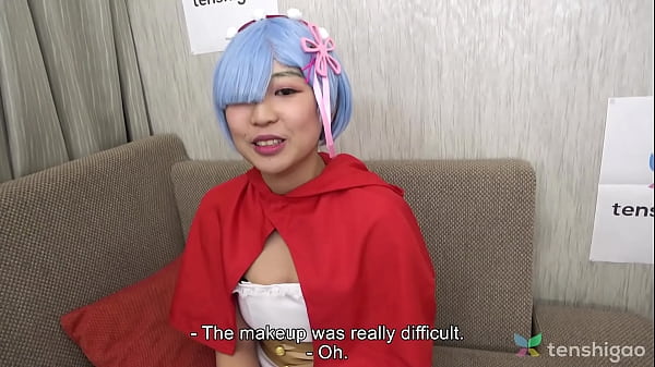 Riho love anime and comes in her cosplay costume in Japan love hotel and gets pussy fingered and sucked in amateur uncensored video pt 3