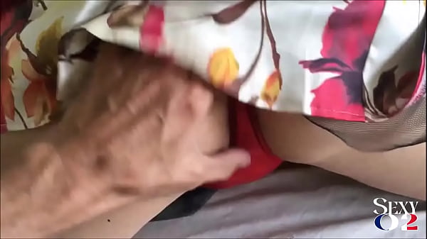 1641 - White Amateur Slut, Satin Red Thong, Satin Dress, Doggystyle, Dirty Talk, POV