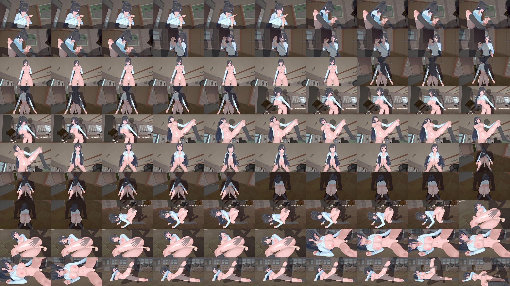 3D HENTAI | BIG BOOBS | SEX | PONYTAIL 预览图