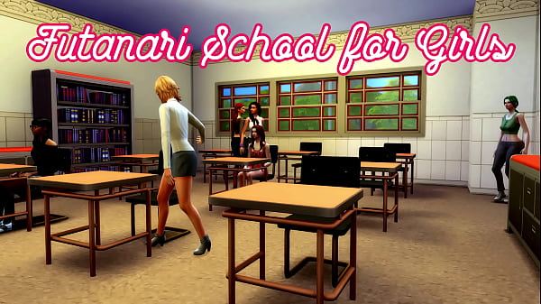 Download Video - Horny teen girl sucks hot futa teacher's big cock