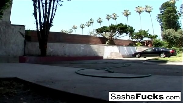 Sexy Sasha lives out her fantasies in the boiler room