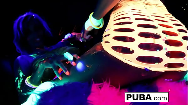 Black Light Rainy Night with Abigal Mac & Ava Addams