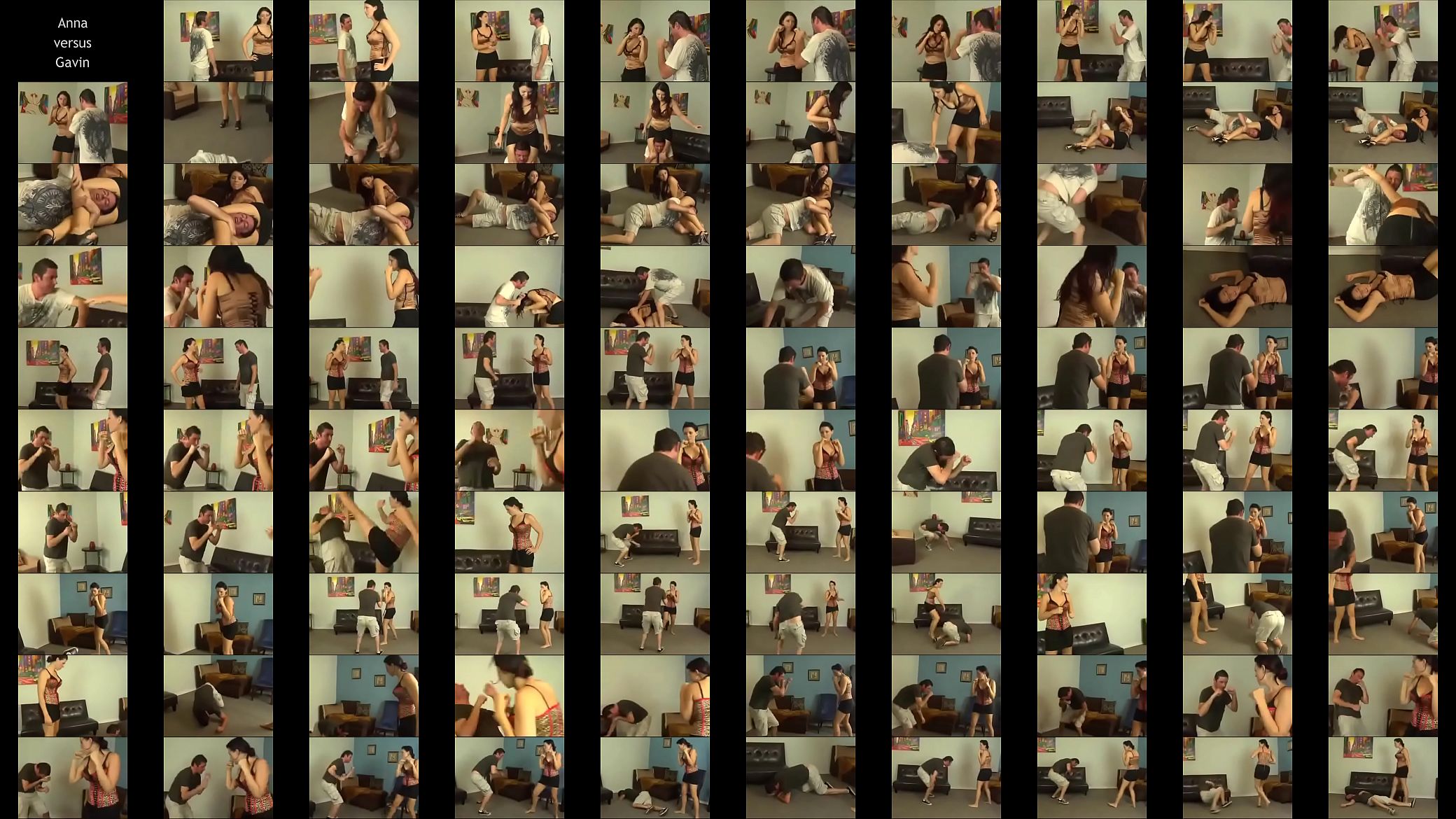 Boy and babe mix boxing 预览图