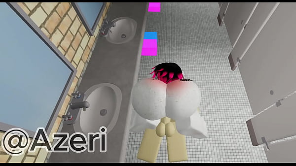 Download Video - me follo a mi amiga en un ba&ntilde;o publico l Roblox &num;2
