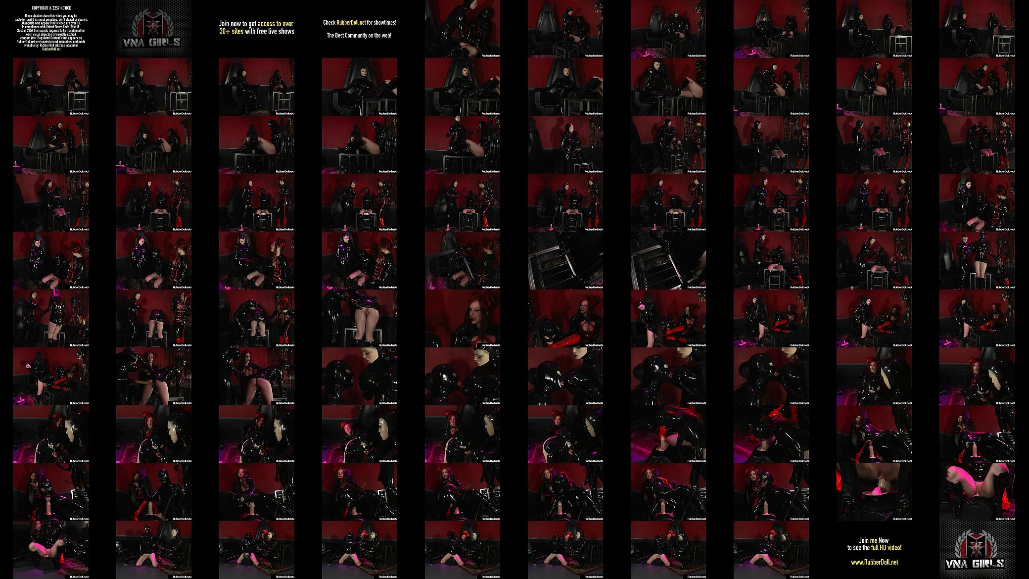 3Some Sybian Love With Rubber Doll Rubberella &amp; Latex Slut! 预览图