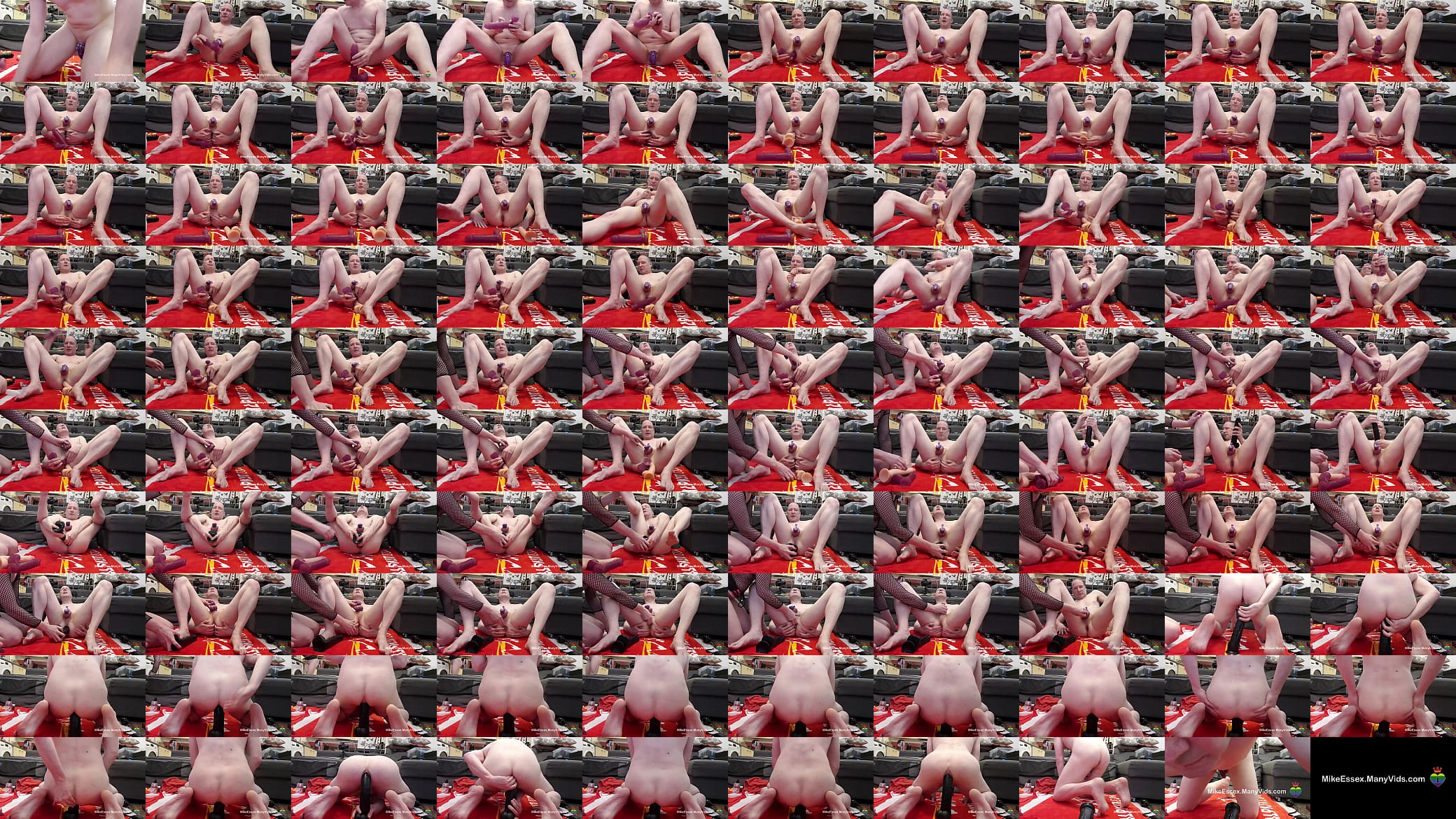 Training my ass for double anal with big dildos 预览图