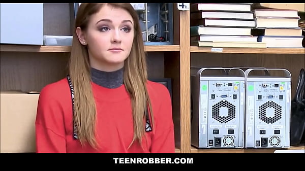 TeenRobber - Tiny Tits Shoplifter Agrees To Fuck Officer