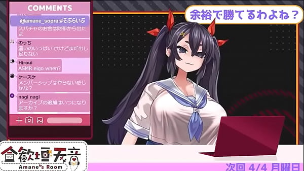10Countdown handjob ASMR of Vtuber Amane, Lcup hugebreasts tits japanese asian teen drawn by Asanagi 1:19-"2"repeat 10times 2:27-Zero repeat 20times