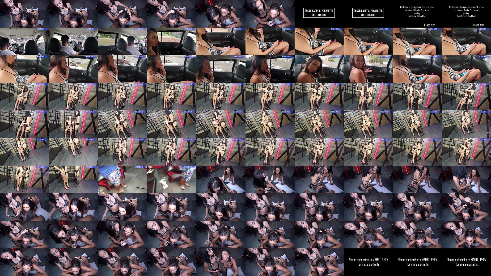 free BTS from unreleased MAMBO scene (Khali Noire and Carol Fenix) 预览图