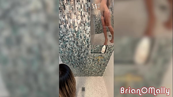 Shower Sex with All Natural Beauty XXLayna Marie Getting Fucked in the Shower - Brian O'Mally -
