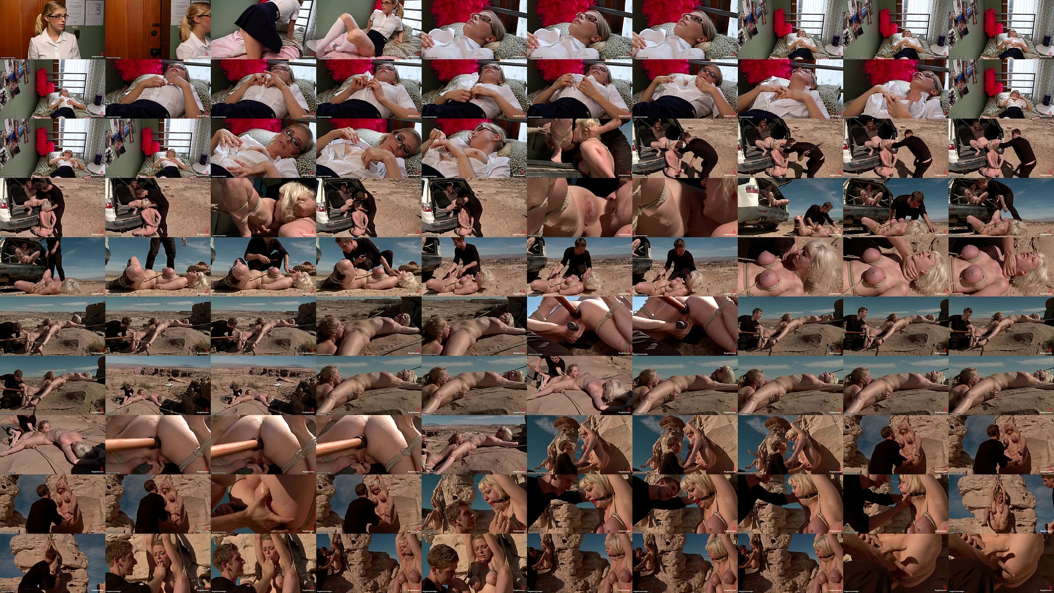 Guy makes gf and lesbian student lick 预览图