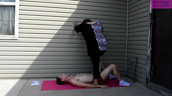 TSM - Wendy tramples me for the first time with her meaty BBW feet