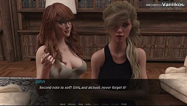 Lancaster Boarding House | Blonde teen girlfriend with a hot ass shares boyfriend's big cock with her redhead virgin friend | My sexiest gameplay moments | Part #3
