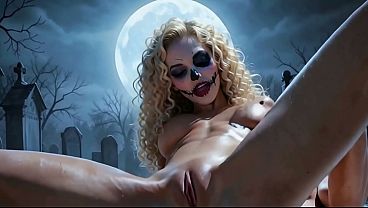 Haloween Trick or Treat: zombie gangbang - AI Interactive Video