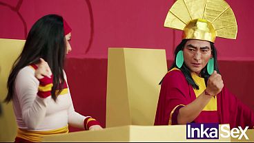 INKA SEX - PARODY THE MADNESS OF EMPEROR KUXCO FUCKS HIS FRIEND MALINDA IN THE ANUS