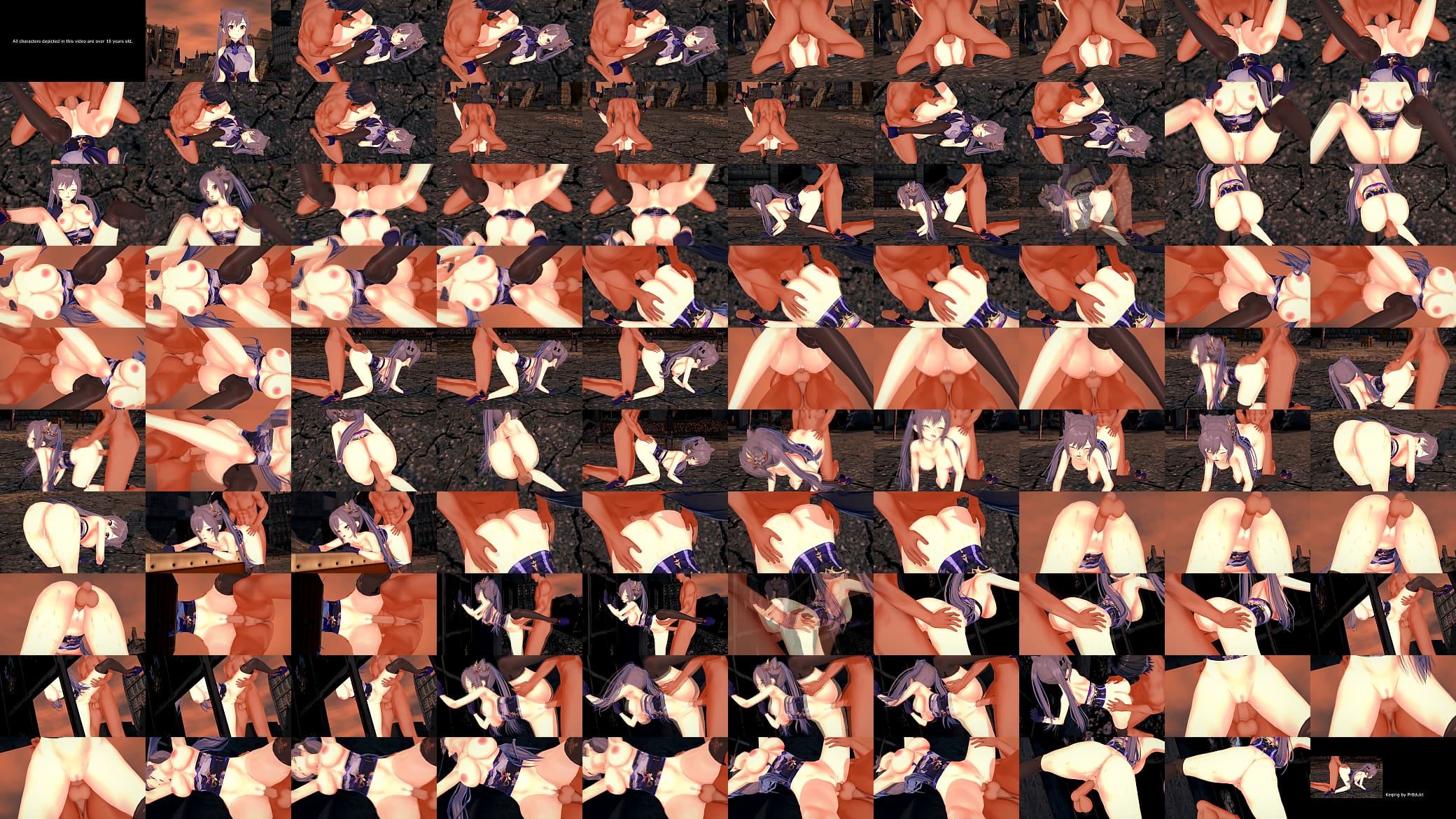 Genshin Impact - Keqing gets creampied - Hentai 预览图