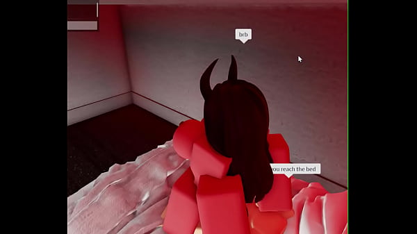 Demon giving a horney dominant white guy head while he talks down on her