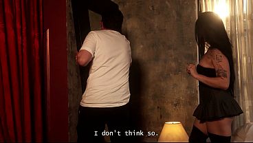 I want you to fuck my ass! Goth MILF Stepmom Has Anal Sex with Her Nerd Boy Stepson! Fercat