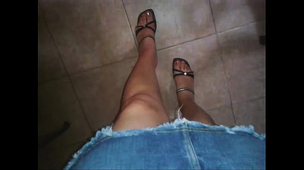 Skirt and heels