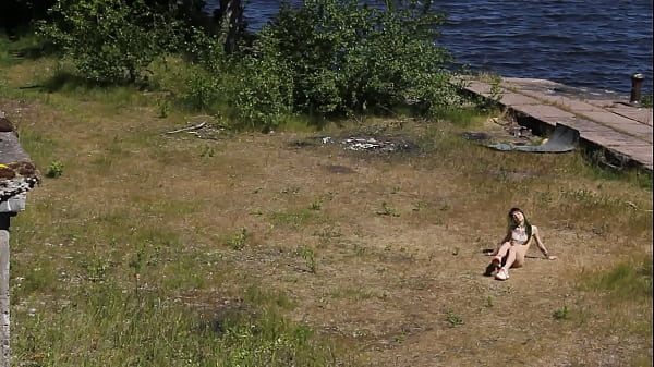 Nude shooting at an abandoned military base, Totleben Island. 3