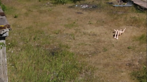 Nude shooting at an abandoned military base, Totleben Island. 3