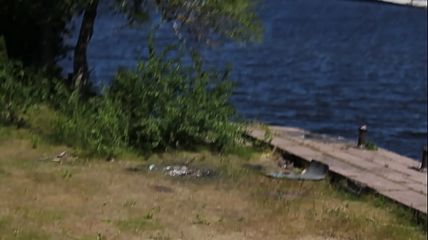 Nude shooting at an abandoned military base, Totleben Island. 3