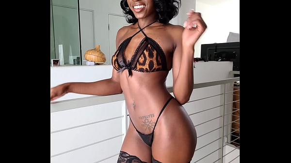 Ebony Beauty with Perfect Body Getting Hardcore Fucked NIcole Kitt