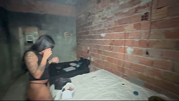 I took the young girl to see my shack in the favela, I gave her a beating and water lol